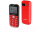 Миниатюра изображения товара Мобильный телефон Maxvi B6ds (красный)