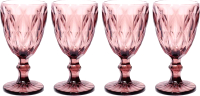 Набор бокалов South Glass SR-00816DLINPURPLE-4 (4шт, фиолетовый) - 