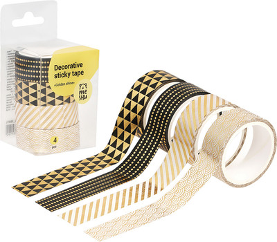 Набор лент декоративных Meshu Golden Shine / MS_36919 (4шт) -