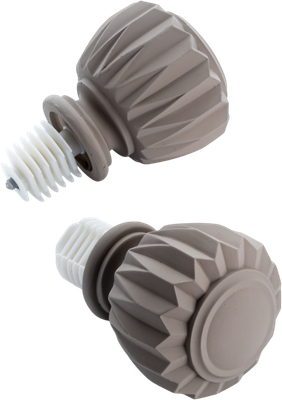 Наконечник для карниза Merry Bear Home Decor Мумбаи / LG21233 KH (матовый хаки) - 