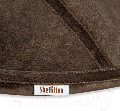 Стул барный Sheffilton SHT-ST19-SF1/S93 (коричневый трюфель/брашированный коричневый/черный муар)