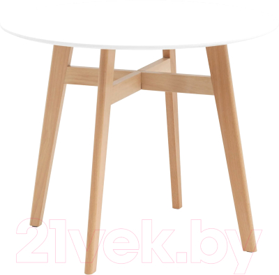 Обеденный стол Stool Group Target Circle 90x90 / Z-220 (белый)