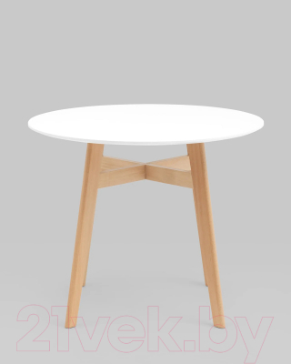 Обеденный стол Stool Group Target Circle 90x90 / Z-220 (белый)