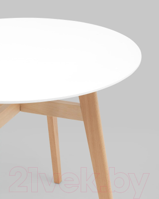 Обеденный стол Stool Group Target Circle 90x90 / Z-220 (белый)