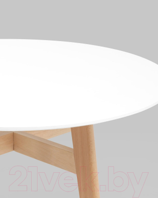 Обеденный стол Stool Group Target Circle 90x90 / Z-220 (белый)