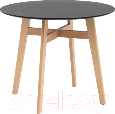Обеденный стол Stool Group Target Circle 90x90 / Z-220 (черный)