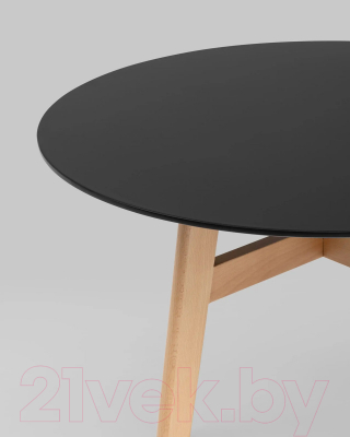 Обеденный стол Stool Group Target Circle 90x90 / Z-220 (черный)