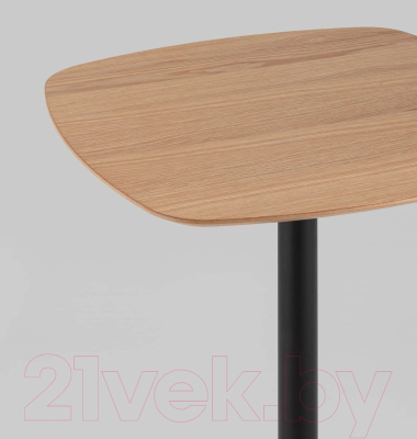 Барный стол Stool Group Form 60x60 / T-005H (светлое дерево/черный)