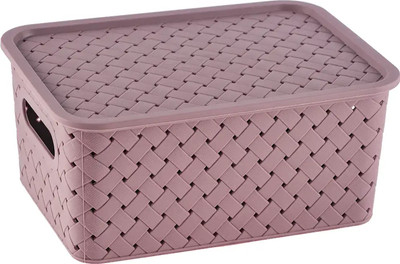 Корзина Violet Береста с крышкой / 521110 (3л, сирень) - 