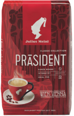 Кофе в зернах Julius Meinl Classic Collection Prasident (1кг)