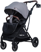 Детская прогулочная коляска Farfello Fest Lux / FL-3 (серый) - 