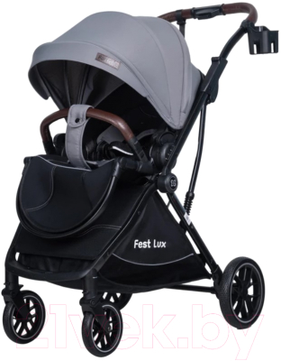 Детская прогулочная коляска Farfello Fest Lux / FL-3 (серый)