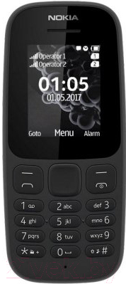 Мобильный телефон Nokia 105 / TA-1010 (черный)