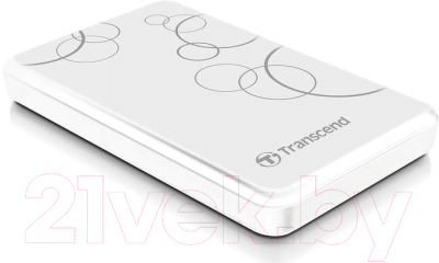 Внешний жесткий диск Transcend StoreJet 25A3 2TB White (TS2TSJ25A3W)