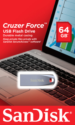Usb flash накопитель SanDisk Cruzer Force 64Gb (SDCZ71-064G-B35)