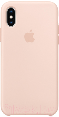 Чехол-накладка Apple Silicone Case для iPhone XS Pink Sand / MTF82