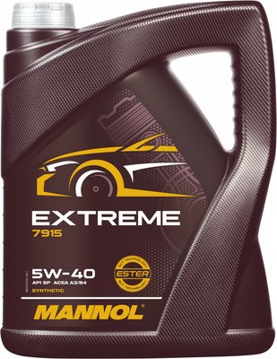 Моторное масло Mannol Extreme 5W40 SN/CH-4 / MN7915-5 (5л) - 