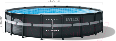 Каркасный бассейн Intex Ultra Frame / 26330 (549x132)