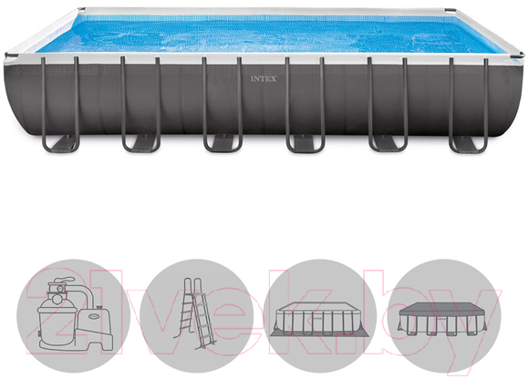 Каркасный бассейн Intex Ultra Frame / 26368 (732x366)