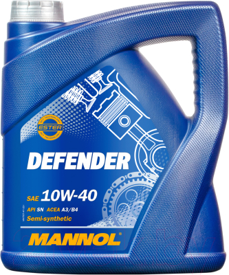 Моторное масло Mannol Defender 10W40 SN / MN7507-4 (4л)