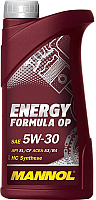 Моторное масло Mannol Energy Formula OP 5W30 API SL/CF / MN7912-1 (1л) - 