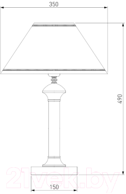 Прикроватная лампа Евросвет Lorenzo 60019/1 (глянцевый белый)