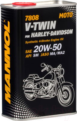 

Моторное масло Mannol, 4-T for Harley Davidson 20W50 SM / MN7808-1ME