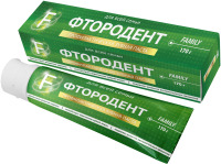 

Зубная паста Family Cosmetics, Фтородент Для всей семьи