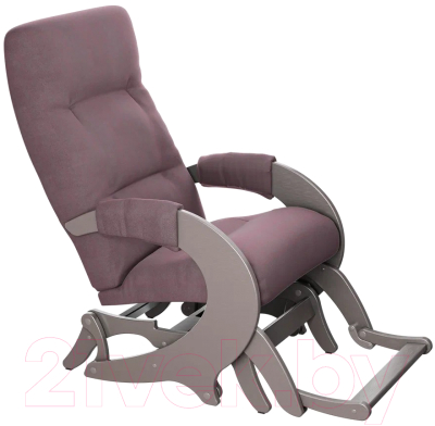 Кресло-глайдер Glider Стронг со стопором 600x1082x955 (Verona Antrazite Grey/серый ясень)