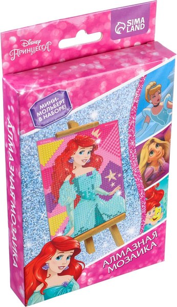 Набор алмазной вышивки Disney Самая милая. Принцессы. Ариель / 5013015