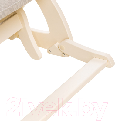 Кресло-глайдер Glider Балтик со стопором 600x1093x955 (Verona Light Grey/дуб шампань)