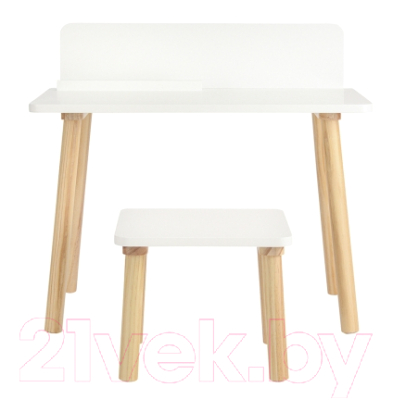 Комплект мебели с детским столом Bergenson Bjorn Grete / TL-BB-TBLST-GRT-WH (белый)