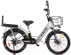 Электровелосипед Green City e-ALFA Fat (серебристый) - 