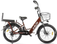 Электровелосипед Green City e-ALFA Fat (коричневый) - 