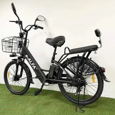 Электровелосипед Green City E-ALFA new (черный)