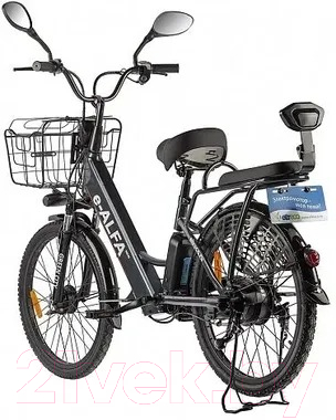 Электровелосипед Green City E-ALFA new (темно-серый)