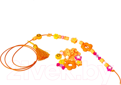 Набор для творчества Bondibon Мозаика-плетение из бусин. Браслеты / ВВ5780 (апельсиновый оранжевый)