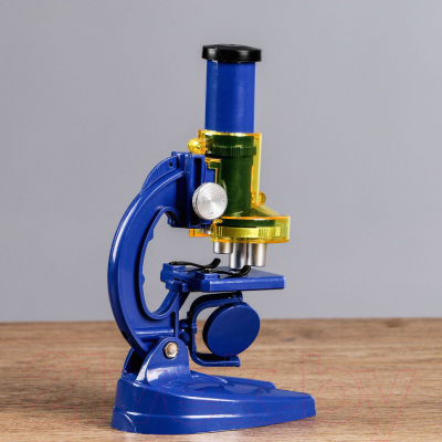 Микроскоп оптический Sima-Land 454010 (синий)