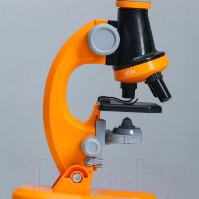 Микроскоп оптический Sima-Land Юный ботаник / 6247999 (оранжевый)