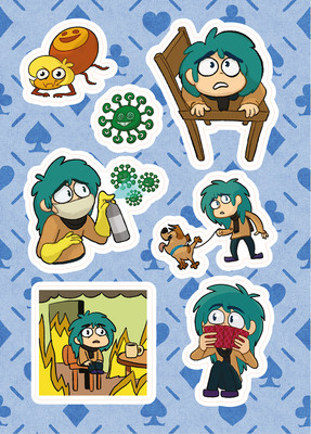 Набор наклеек Эксмо 13 Карт. Зонтик. Земля Королей / 9785604721087 (Нечитайло Ф.) - 