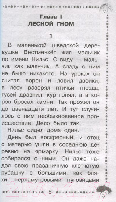 Художественная книга АСТ Чудесное путешествие Нильса с дикими гусями / 9785171531423 (Лагерлеф С.) — фото 5