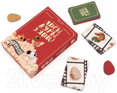 Настольная игра Стиль Жизни Лисы, куры, 5 яиц / УТ100029706