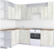 Готовая кухня Артём-Мебель Виола СН-114 без стекла ДСП 1.5x2.6 левая (сосна винтерберг) - 