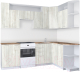Готовая кухня Артём-Мебель Виола СН-114 без стекла ДСП 2.6x1.5 правая (сосна винтерберг) - 