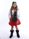 Миниатюра изображения товара Костюм карнавальный Пуговка Разбойница / 1074 к-22-34 (р.134-68)