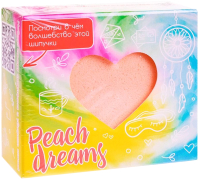 Бомбочка для ванны Лаборатория Катрин Peach Dreams Шипучая (130г) - 
