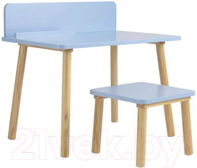 Комплект мебели с детским столом Bergenson Bjorn Grete / TL-BB-TBLST-GRT-BL (голубой)