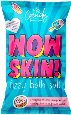 Соль для ванны Лаборатория Катрин Candy Bath Bar Wow Skin Шипучая (100г)