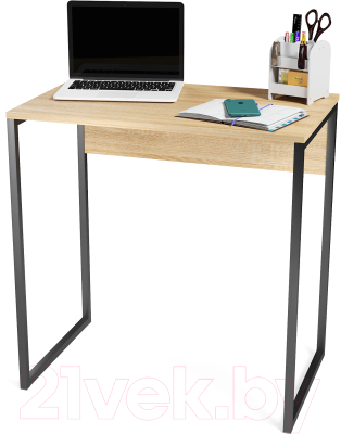 Письменный стол ГМЦ СПМ-5 Metal (дуб сонома/черный)