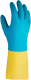 Перчатки защитные Jeta Pro JNE711 (L, желтый/голубой) - 